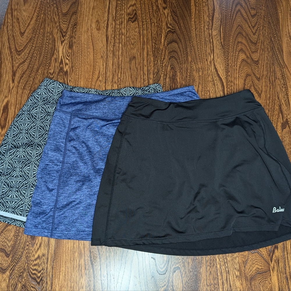 Bundle of 3 - Athletic Skorts - Medium - Golf | Tennis | Pickleball